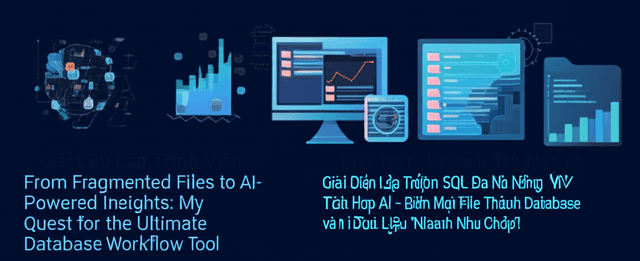 Giải Cứu Lập Trình Viên: Giao Diện SQL Đa Năng Tích Hợp AI - Biến Mọi File Thành Database và Phân Tích Dữ Liệu 'Nhanh Như Chớp'!