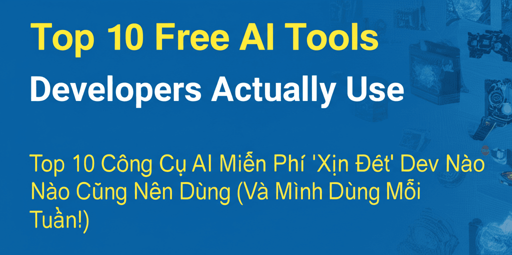 Top 10 Công Cụ AI Miễn Phí 'Xịn Đét' Dev Nào Cũng Nên Dùng (Và Mình Dùng Mỗi Tuần!)