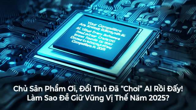 Chủ Sản Phẩm Ơi, Đối Thủ Đã "Chơi" AI Rồi Đấy! Làm Sao Để Giữ Vững Vị Thế Năm 2025?