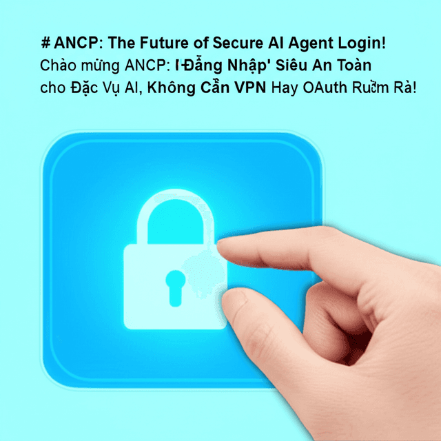 Chào mừng ANCP: Giải pháp 'Đăng Nhập' Siêu An Toàn cho Đặc Vụ AI, Không Cần VPN Hay OAuth Rườm Rà!