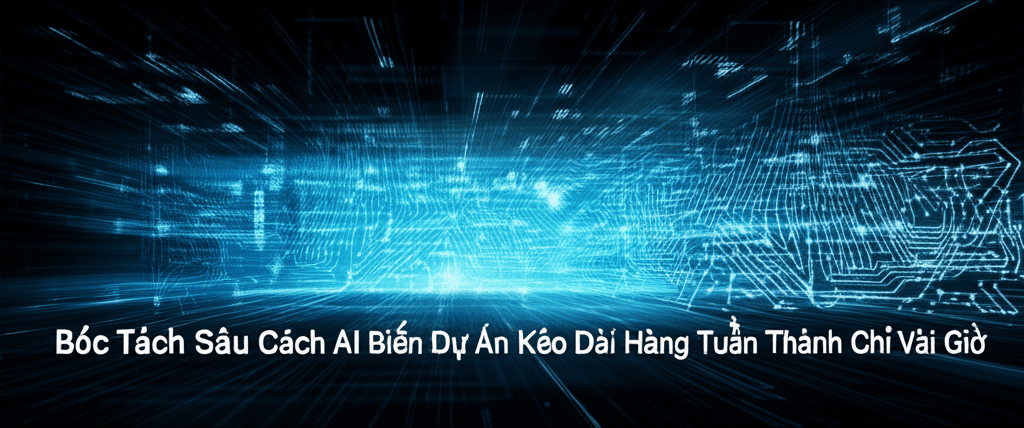 Bóc Tách Sâu Cách AI Biến Dự Án Kéo Dài Hàng Tuần Thành Chỉ Vài Giờ