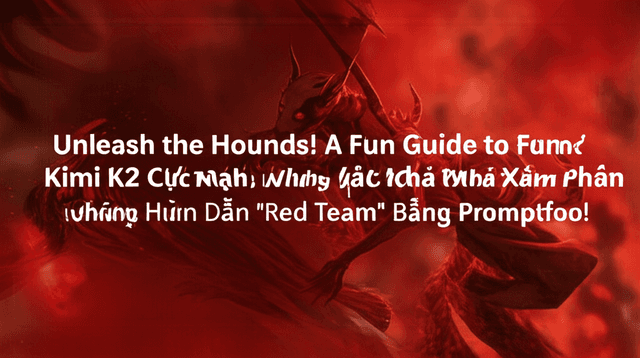 Kimi K2 Cực Mạnh, Nhưng Liệu Có Bất Khả Xâm Phạm? Hướng Dẫn 'Red Team' Bằng Promptfoo!