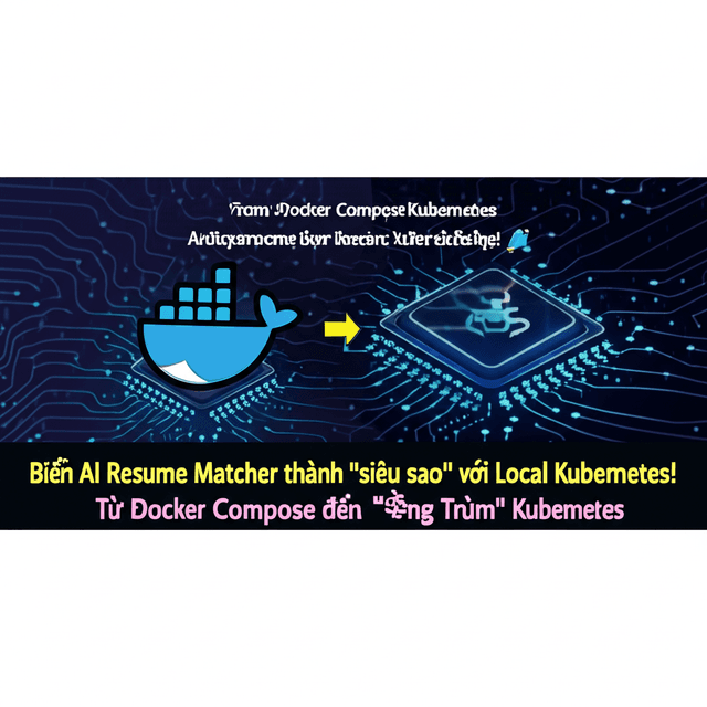 Biến AI Resume Matcher thành "siêu sao" với Local Kubernetes! Từ Docker Compose đến "Ông Trùm" Kubernetes