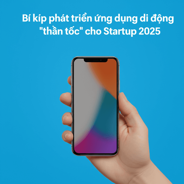 Bí kíp phát triển ứng dụng di động "thần tốc" cho Startup 2025