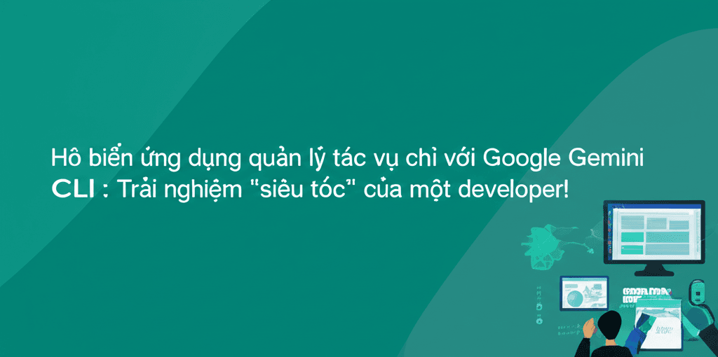 Hô biến ứng dụng quản lý tác vụ chỉ với Google Gemini CLI: Trải nghiệm 'siêu tốc' của một developer!