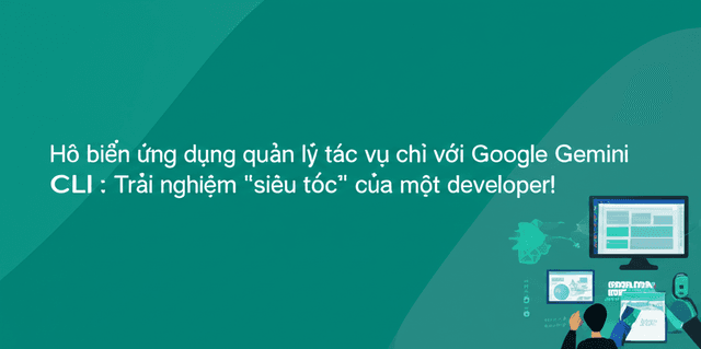 Hô biến ứng dụng quản lý tác vụ chỉ với Google Gemini CLI: Trải nghiệm 'siêu tốc' của một developer!