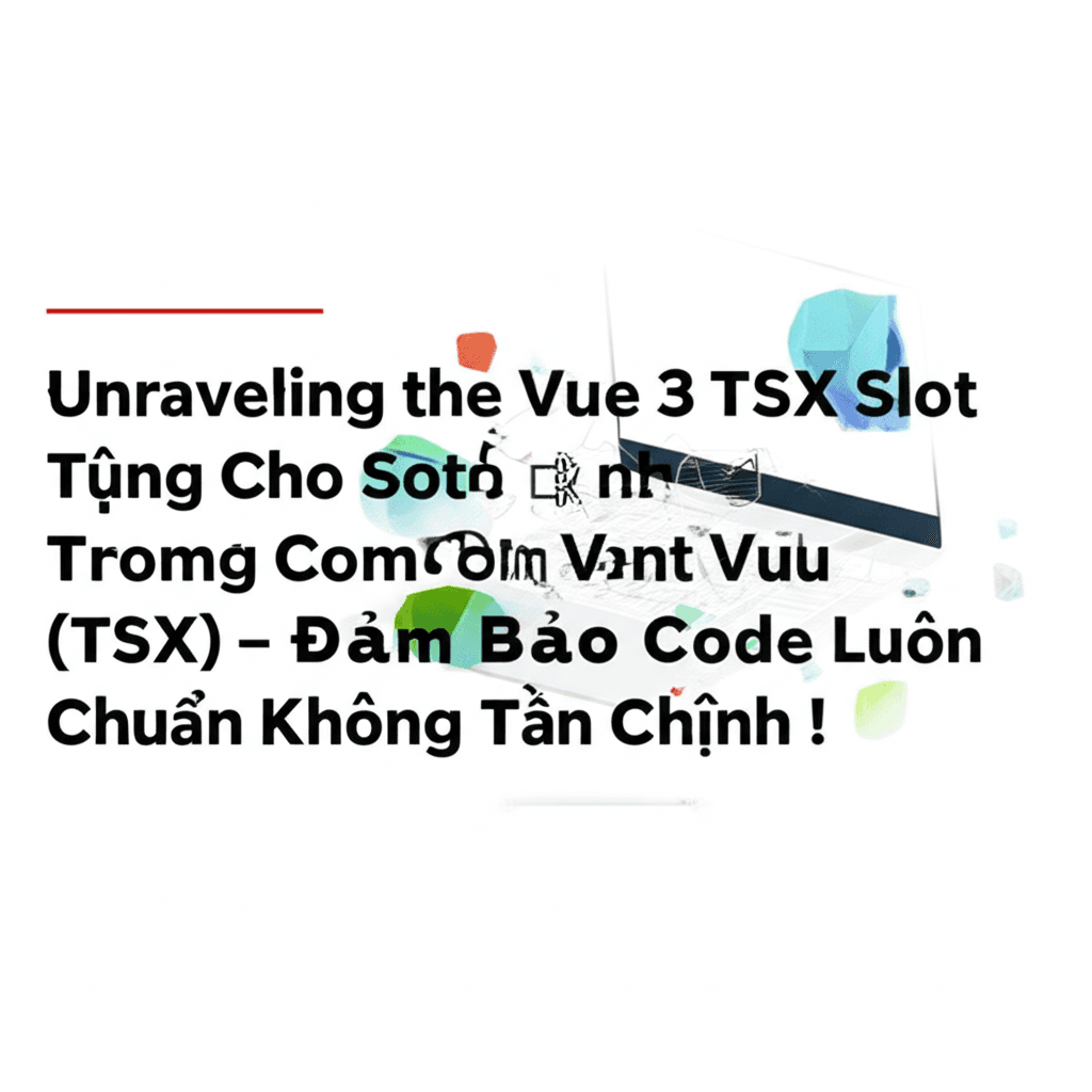 Bí Quyết Kiểm Tra Kiểu Tĩnh Cho Slots Trong Component Vue (TSX) – Đảm Bảo Code Luôn Chuẩn Không Cần Chỉnh!
