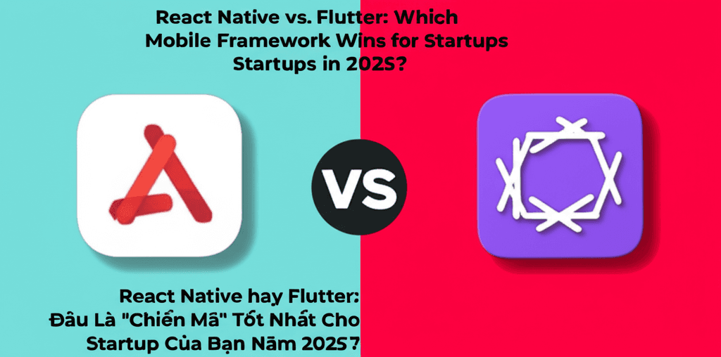 React Native hay Flutter: Đâu Là "Chiến Mã" Tốt Nhất Cho Startup Của Bạn Năm 2025?