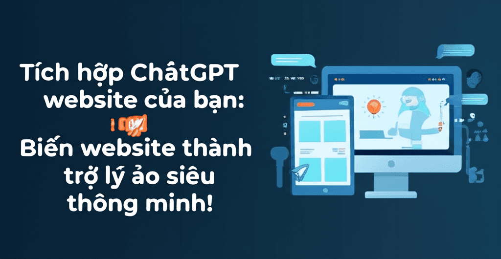 Tích hợp ChatGPT vào website của bạn: Biến website thành trợ lý ảo siêu thông minh!