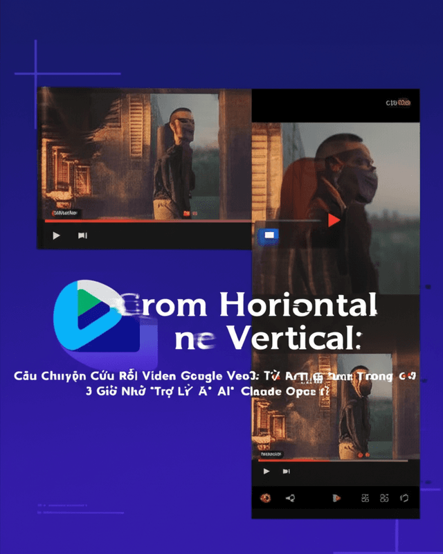 Câu Chuyện Cứu Rỗi Video Google Veo3: Từ Ngang Sang Dọc Trong 3 Giờ Nhờ 'Trợ Lý AI' Claude Opus 4!