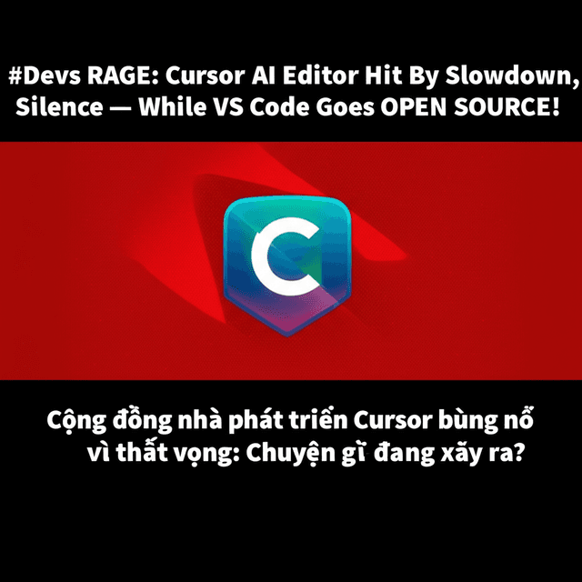 Cộng đồng nhà phát triển Cursor bùng nổ vì thất vọng: Chuyện gì đang xảy ra?