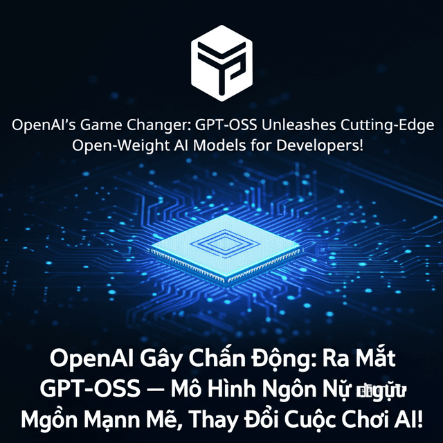 OpenAI Gây Chấn Động: Ra Mắt GPT-OSS — Mô Hình Ngôn Ngữ Nguồn Mở Mạnh Mẽ, Thay Đổi Cuộc Chơi AI!