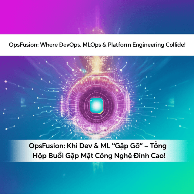 OpsFusion: Khi Dev & ML “Gặp Gỡ” – Tổng Hợp Buổi Gặp Mặt Công Nghệ Đỉnh Cao!