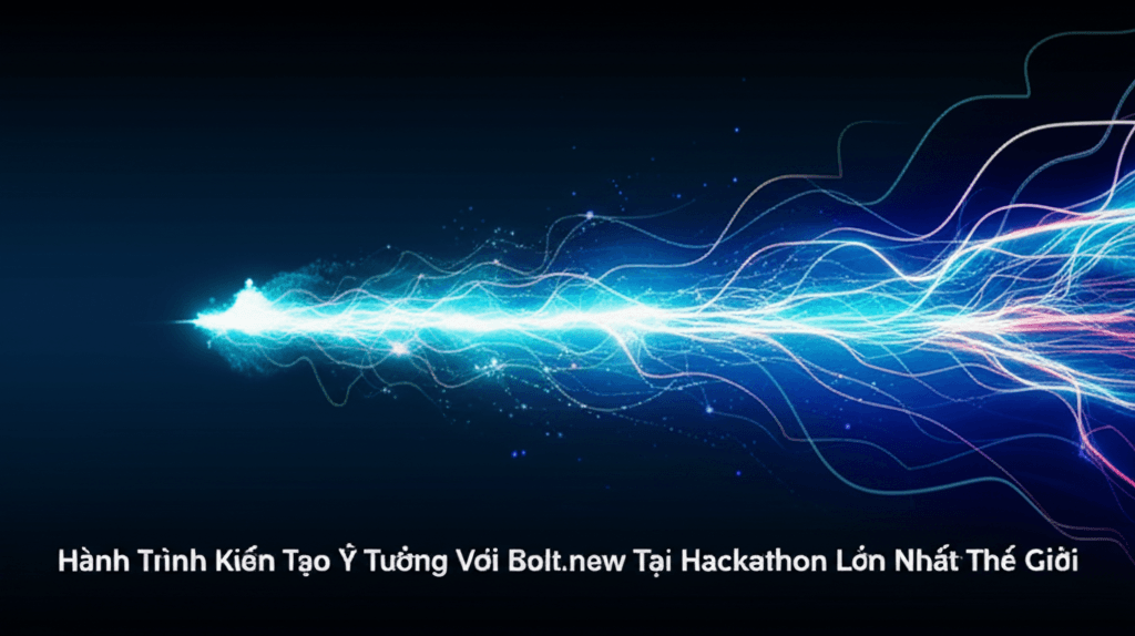 Hành Trình Kiến Tạo Ý Tưởng Với Bolt.new Tại Hackathon Lớn Nhất Thế Giới